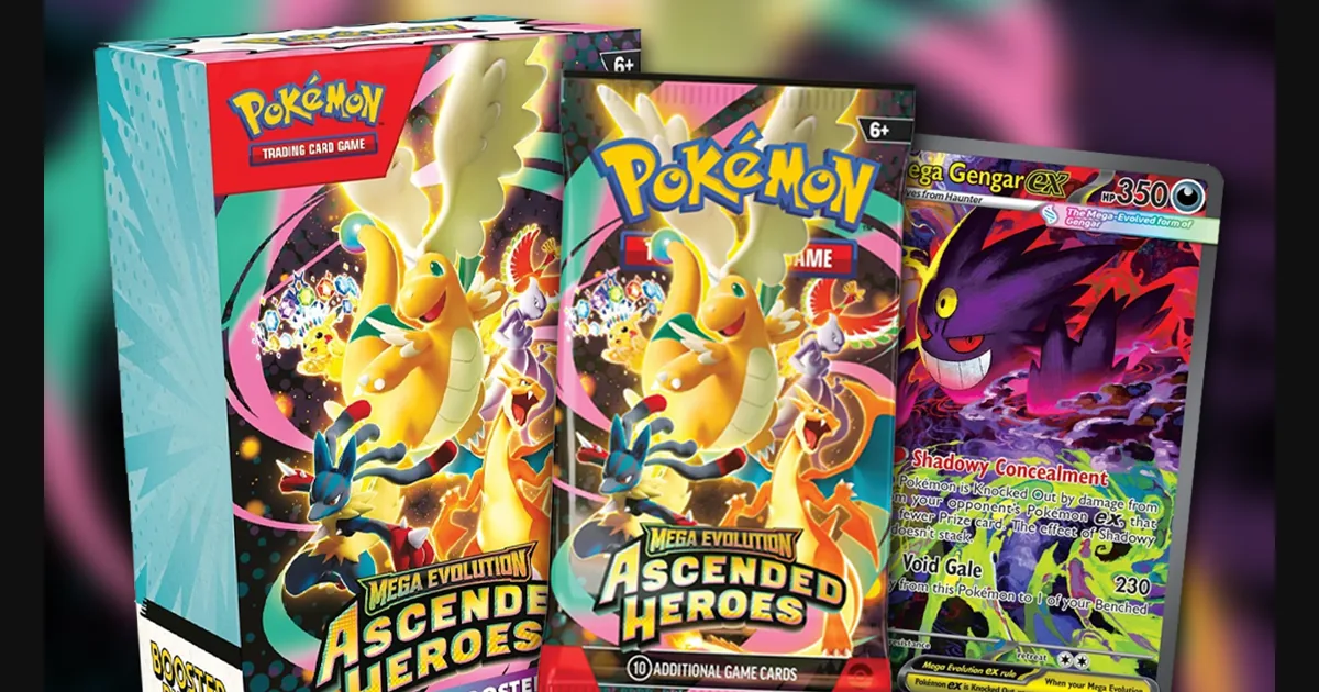 Коллекционные карточки Pokémon TCG разложены на столе рядом с бустер-бандлом.